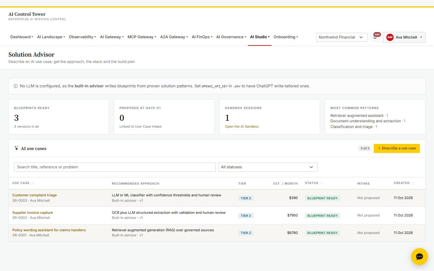 Solution Advisor